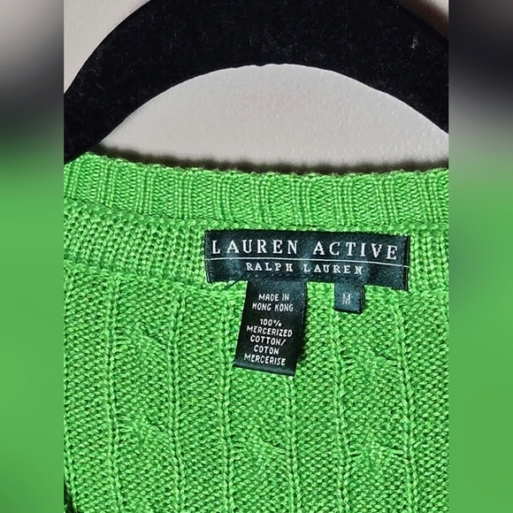 Vintage Y2K Ralph Lauren Preppy Old Money Heritage Cable Knit Sweater, Medium - Picture 3 of 3